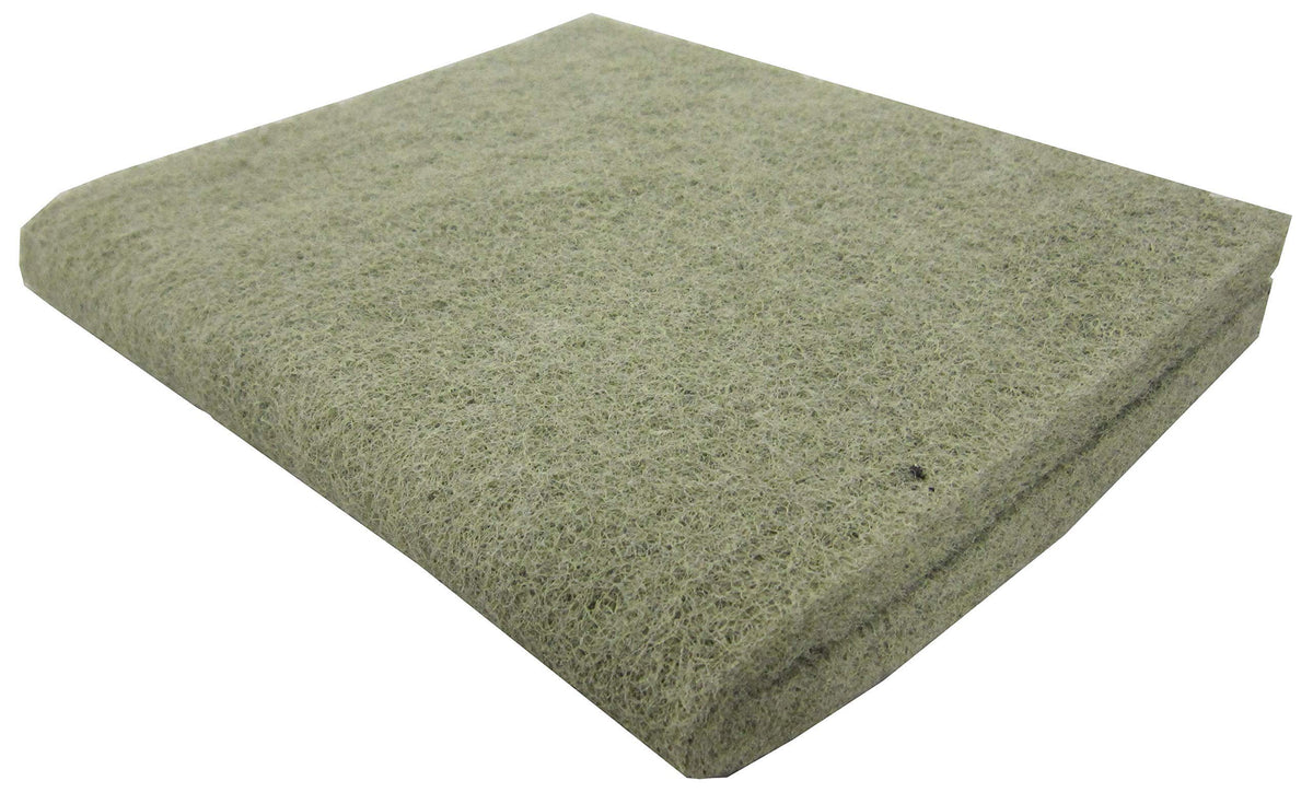 Electronic Arts Premium Nitrate Reducer Pad 18x10 in-use view shows debris capture for clearer aquarium water.