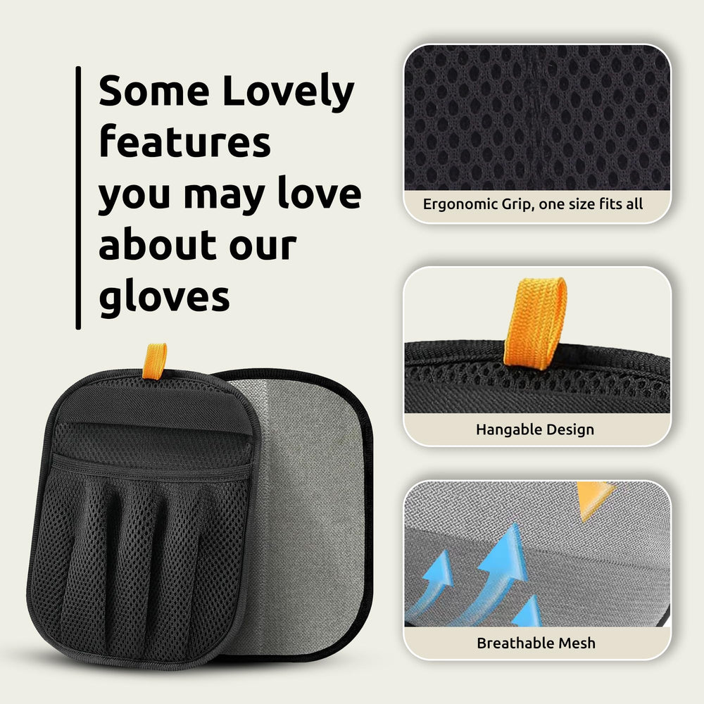 Electrostatic Pet Hair Removal Glove breathable mesh for comfort