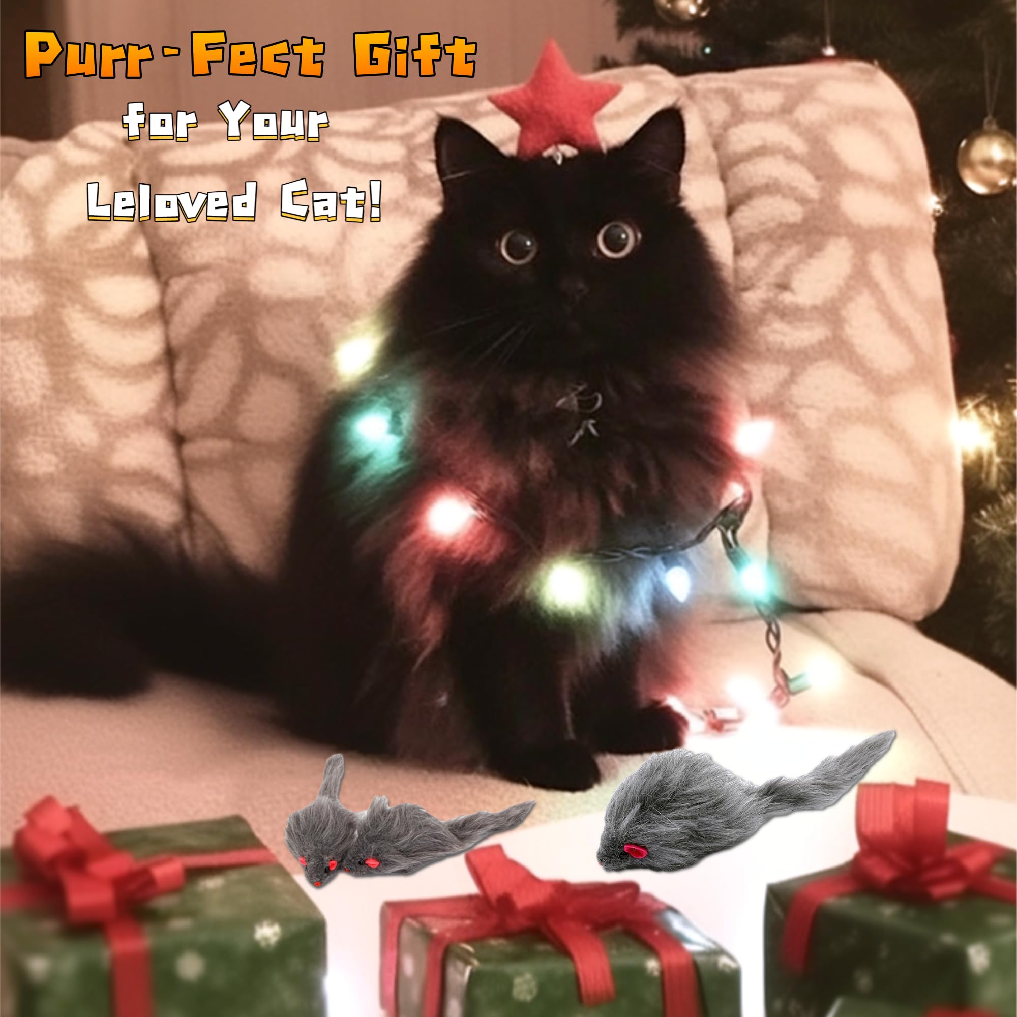 Electspark rattling design engages cats with stimulating sounds during play