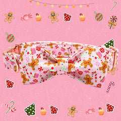 Elegant little tail bow-tie attachment with elastic straps adds handmade charm