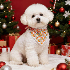 Elegant little tail Christmas bandana bow detail for festive styling
