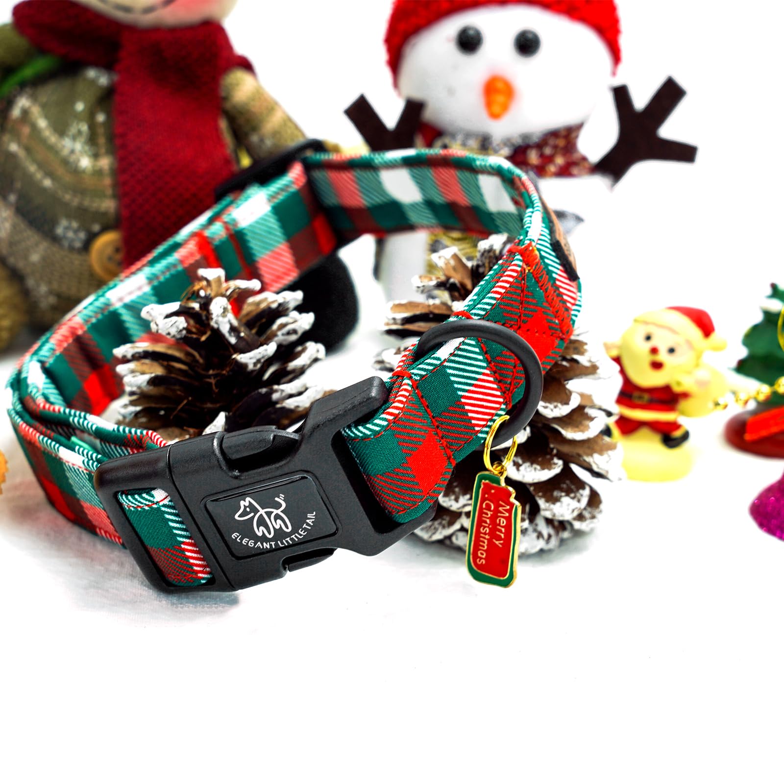 Elegant little tail eco-friendly buckle dog collar demonstrates lightweight comfort and durability