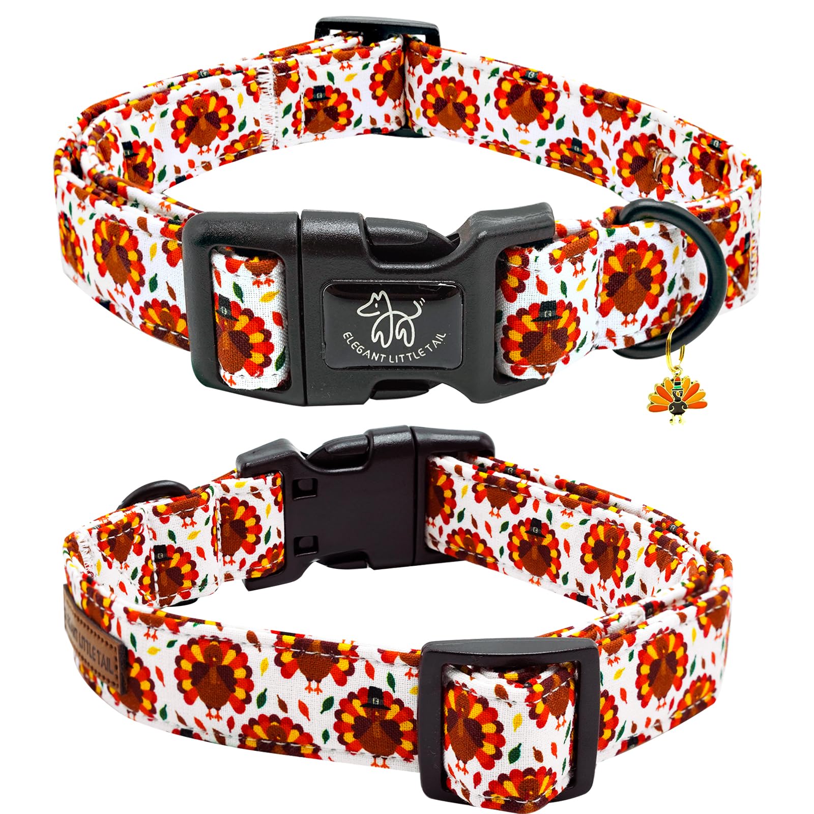 Elegant little tail xs-size soft cotton collar fits tiny pets with comfortable light wear