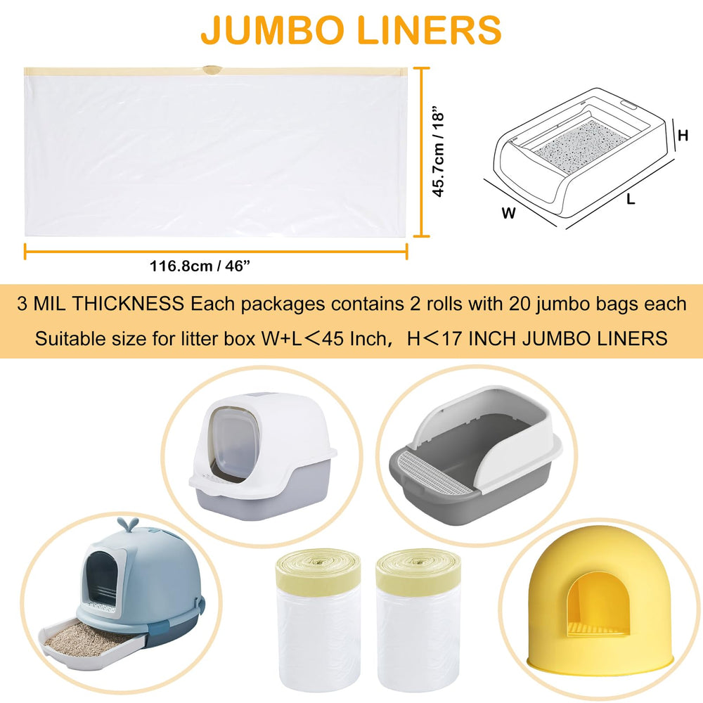 ELEGX drawstring closure simplifies lifting and disposal without spills.