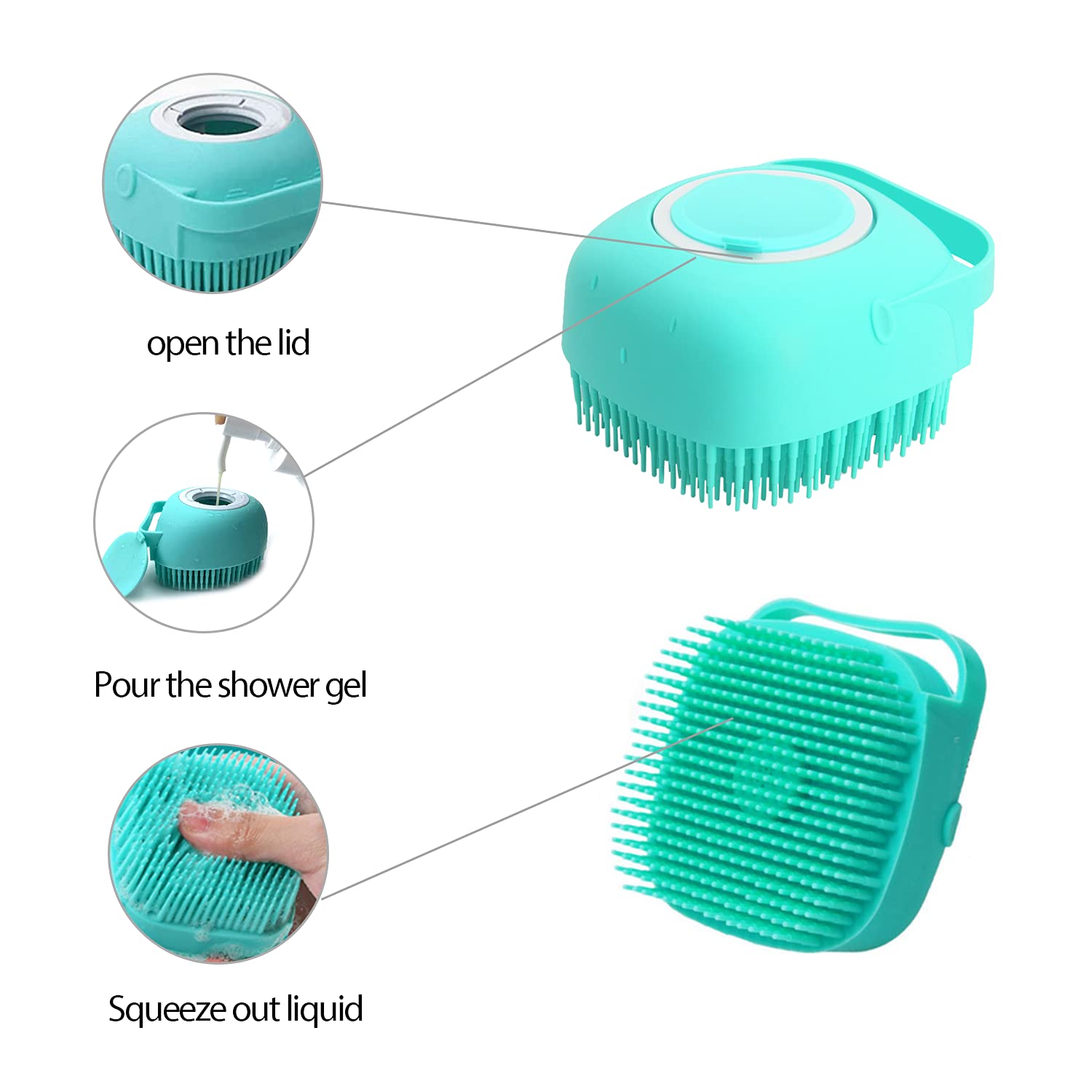 ELEGX easy-clean-cap demonstrates quick cap removal after baths