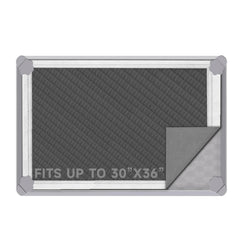 ELEGX Pee Pads Tray 30x36 silicone flat lay protects floors during training