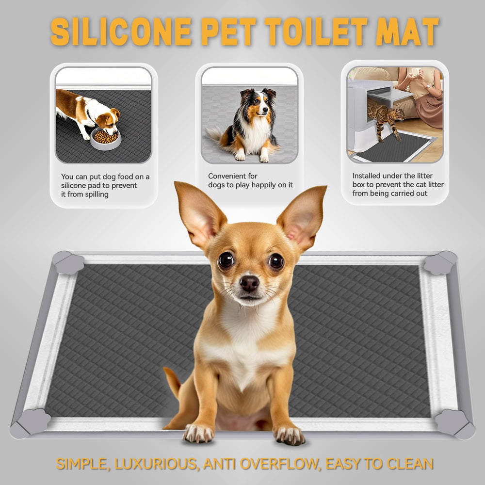 ELEGX tray compatible with pads up to 24x24 inches for versatility