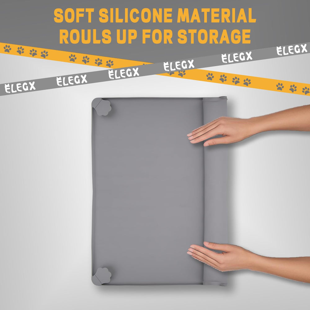 ELEGX tray anti-slip design helps keep the tray in place during activity.