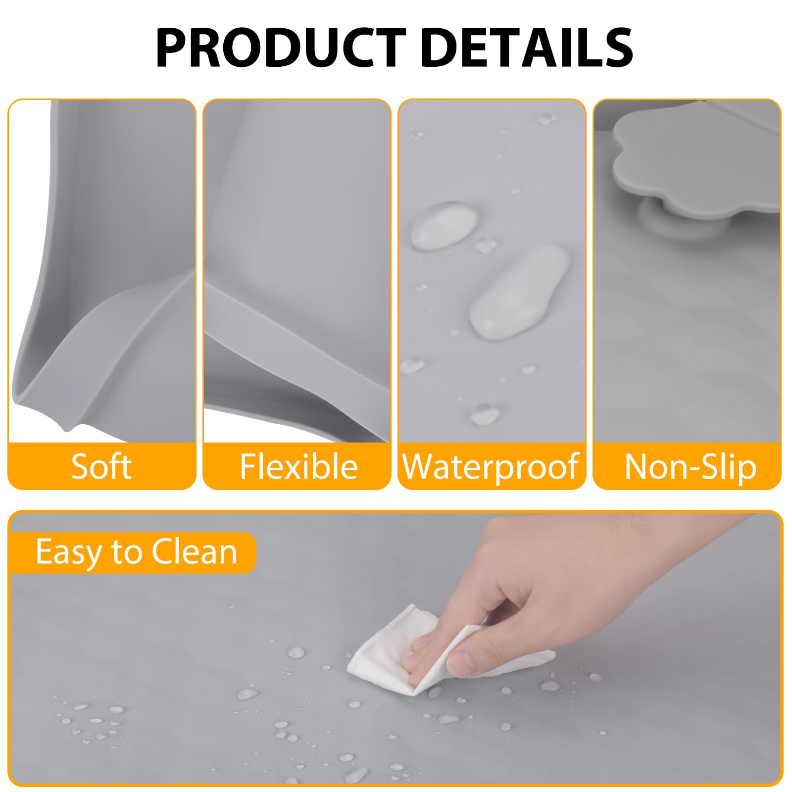 ELEGX tray is easy to clean with a quick wipe or rinse after use.