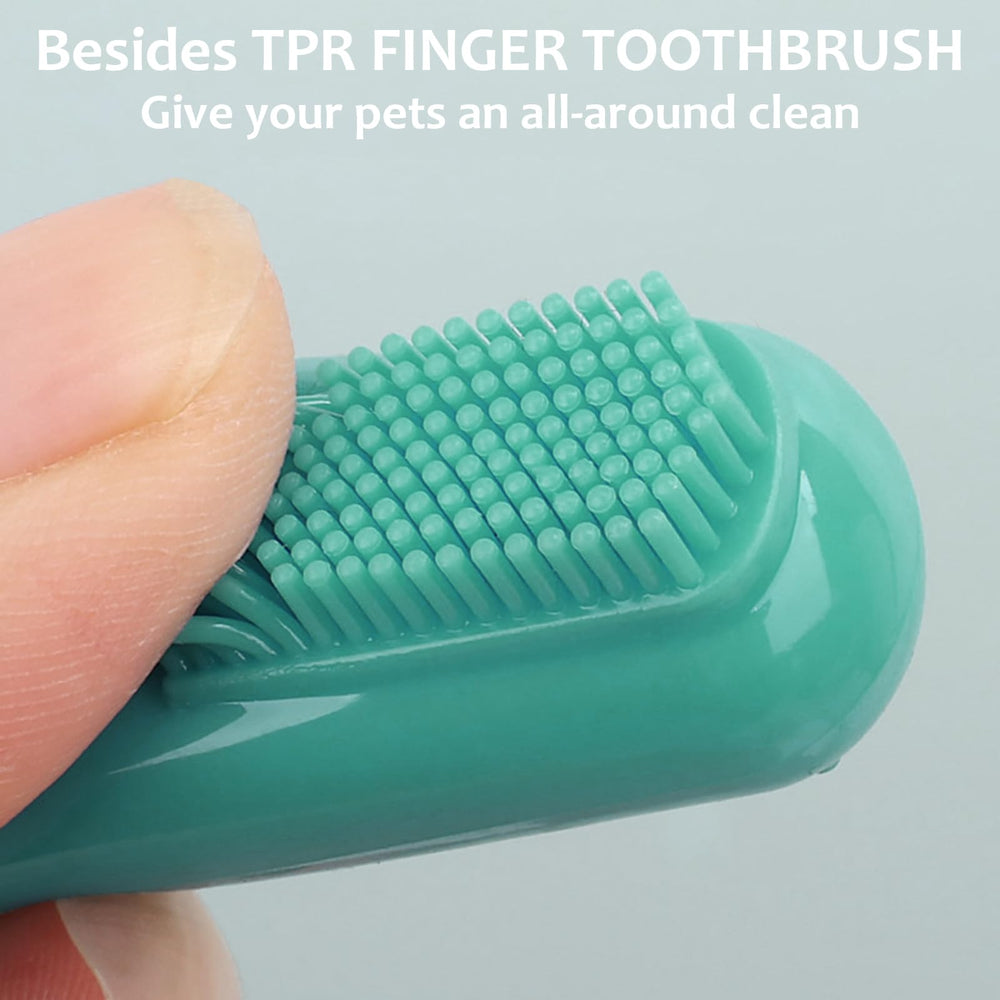 ELEGX pet brush cap for easy cleaning after bath time.