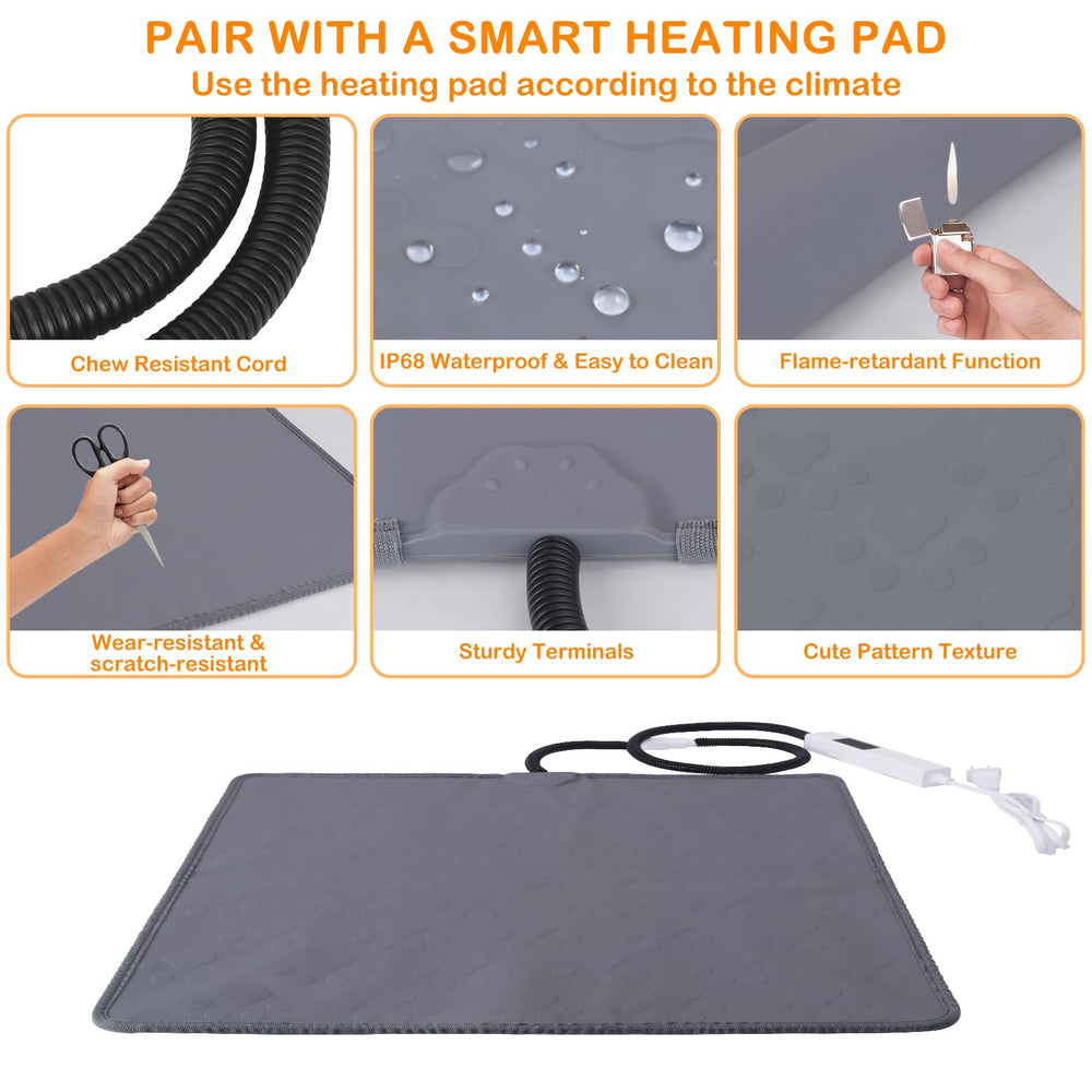Waterproof silicone envelope keeps the ELEGX pad clean during use