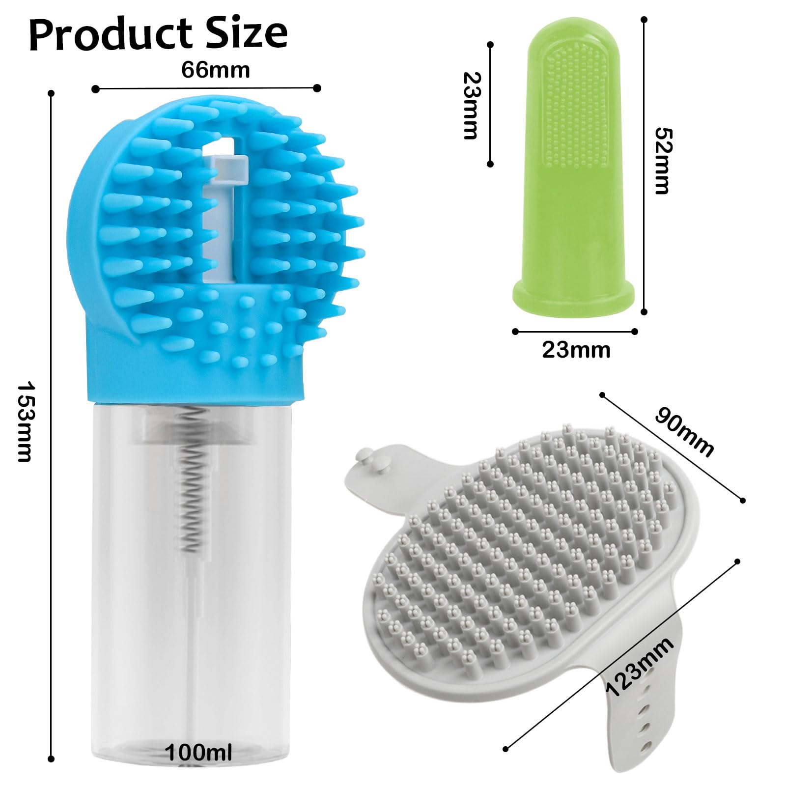 ELEGX shampoo dispenser cap open for controlled washing