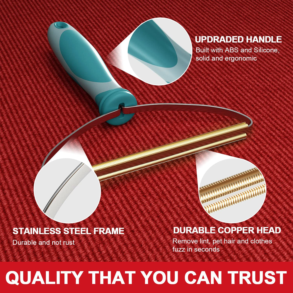 ELEMSY fur remover on upholstery revitalizes fabric without damage