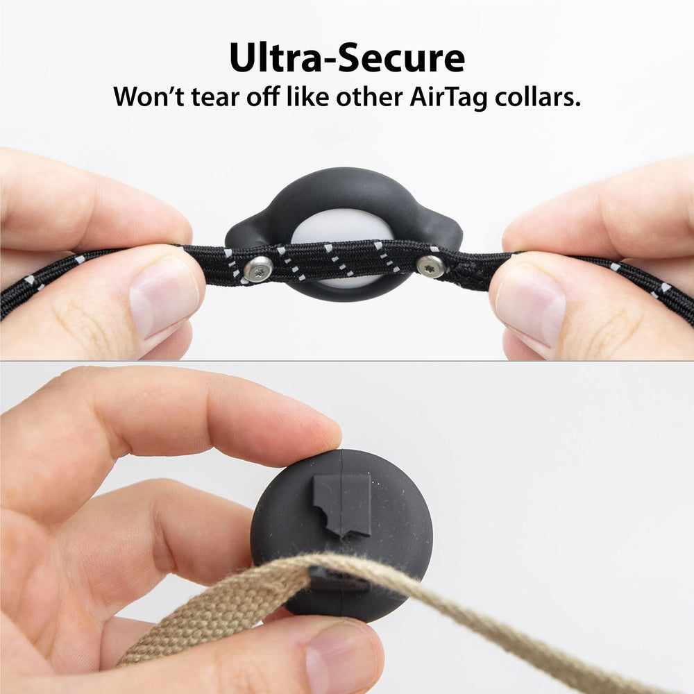 Elevation Lab TagVault AirTag Cat Collar Breakaway non-dangle design; reduces snag risk during play.