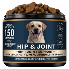 ELEVTC Glucosamine for Dogs bottle with soft chews supports daily joint mobility