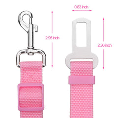 Elisel pet seat belt clip attachment hook demonstrating quick-secure connection