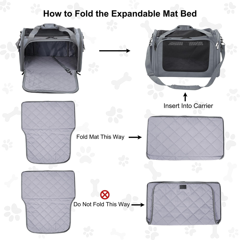 Fold-flat storage design of EliteField carrier for compact home storage