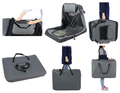 EliteField folding crate with carrying bag for travel convenience