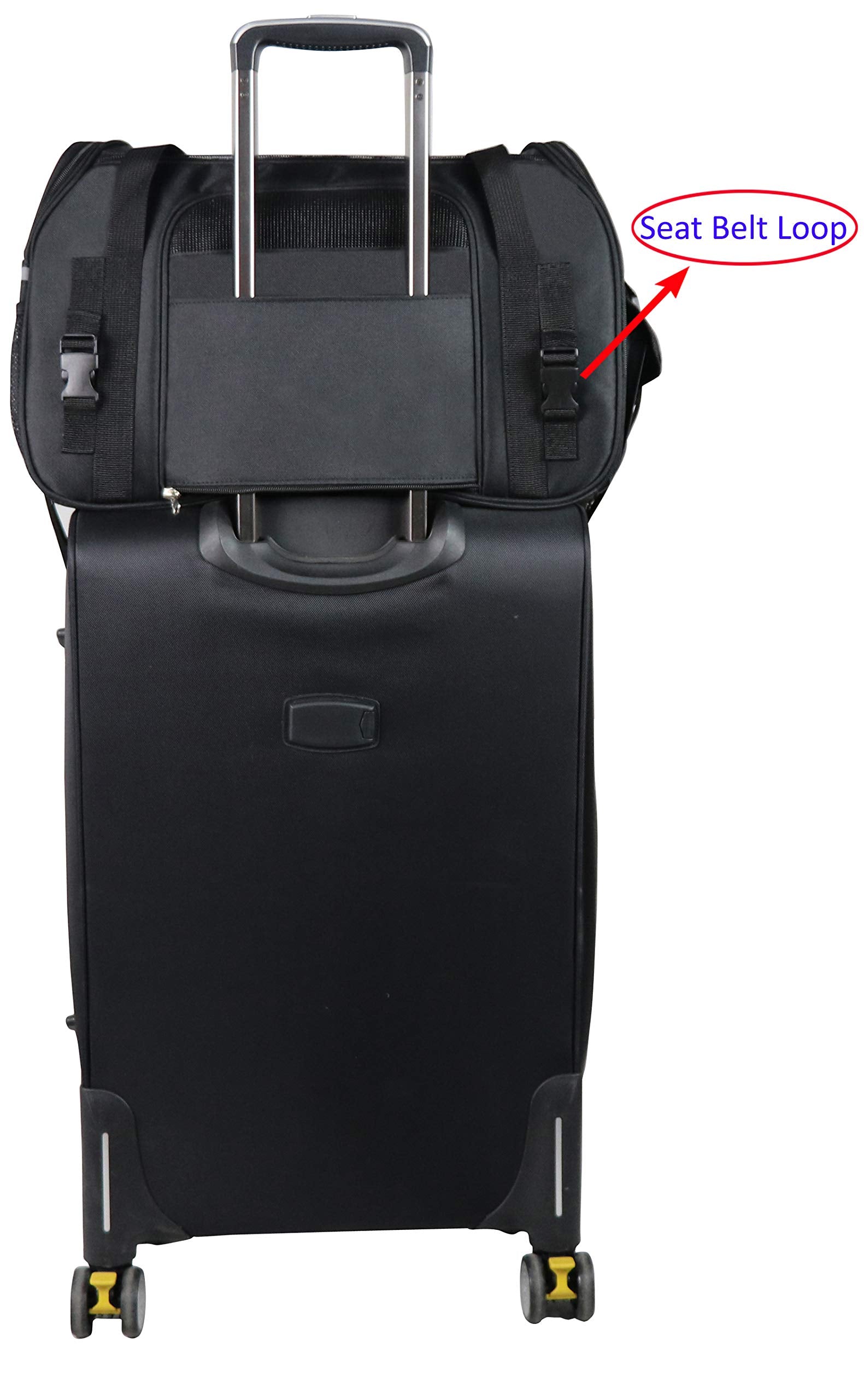EliteField back-sleeve attachment enables easy suitcase travel with luggage compatibility