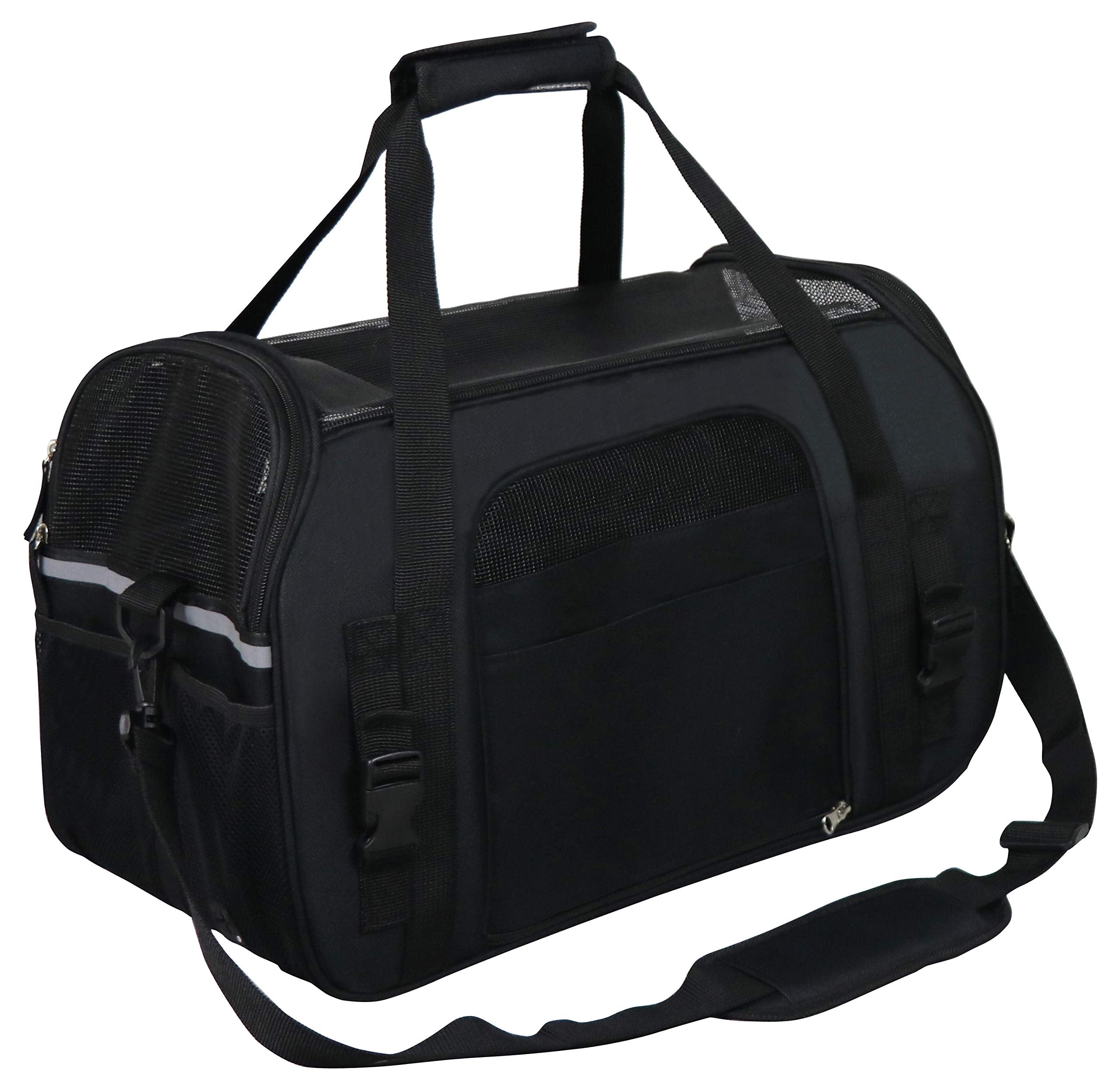 EliteField exterior pockets store treats and accessories on the go