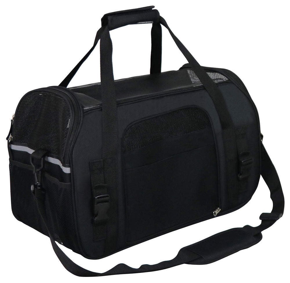EliteField exterior pockets store treats and accessories on the go