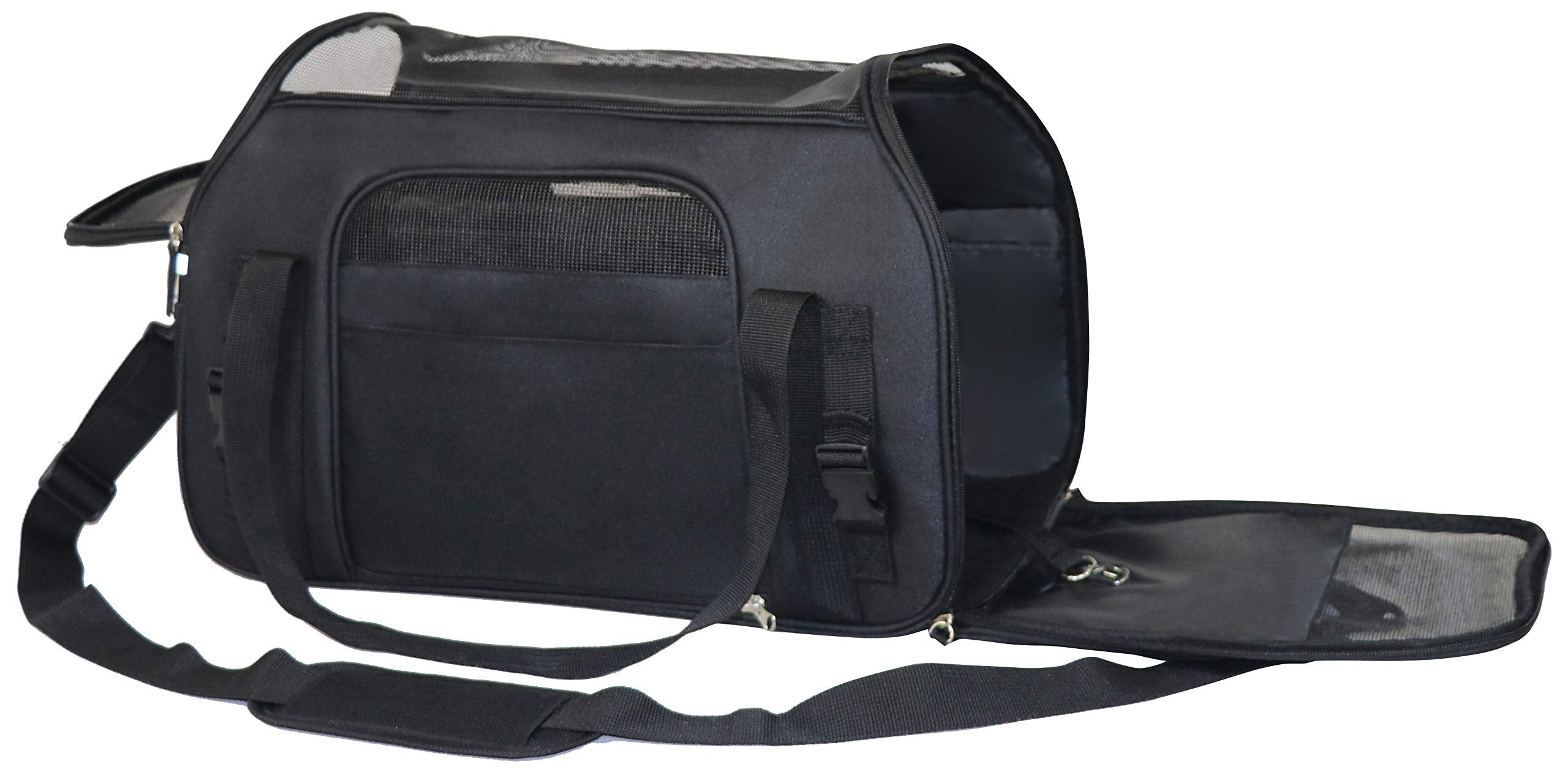 EliteField interior bed with fleece cover and support board for pet comfort during journeys