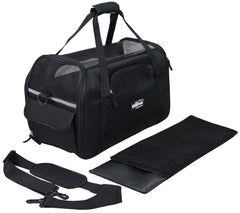 EliteField carrier with built-in leash offers secure containment inside the bag