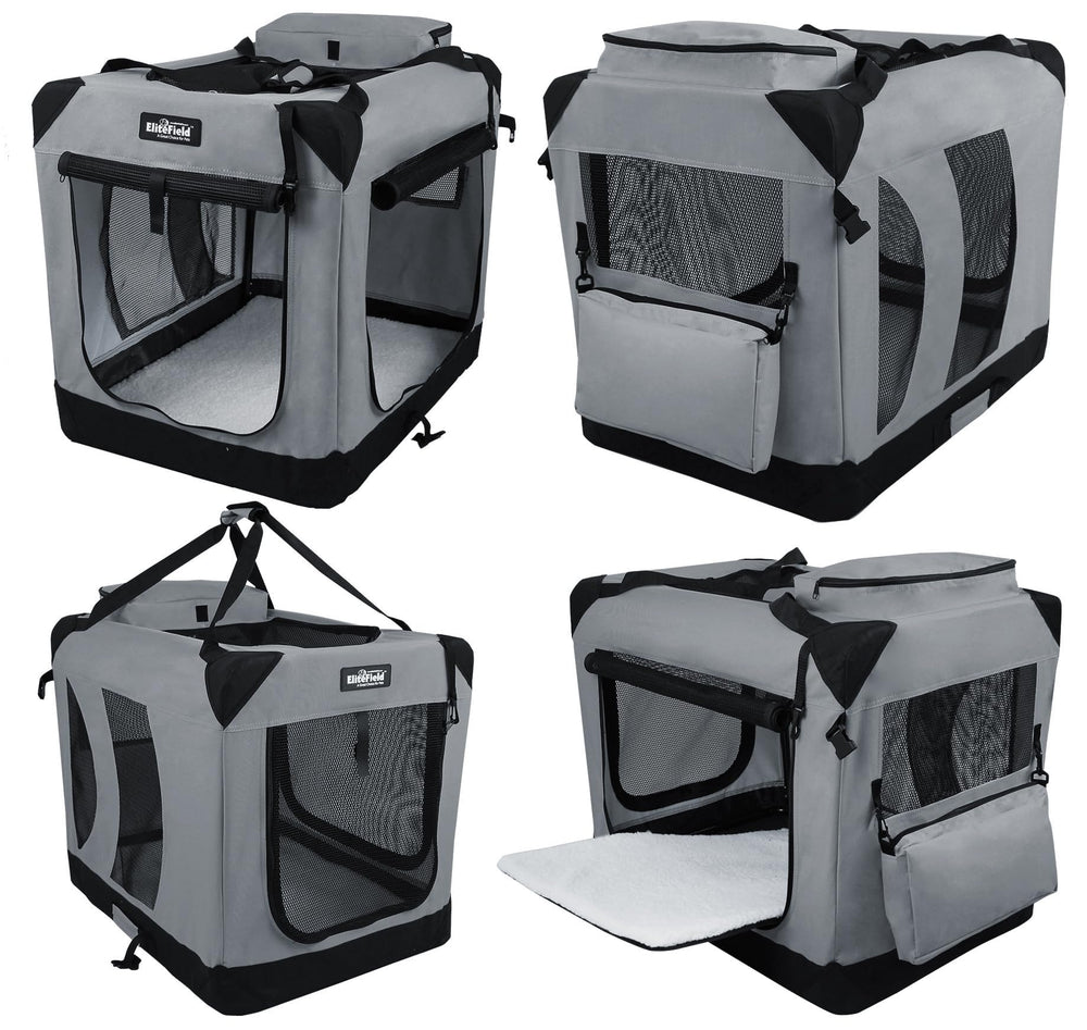 EliteField three mesh doors ventilation image highlights airflow and easy access for pets.