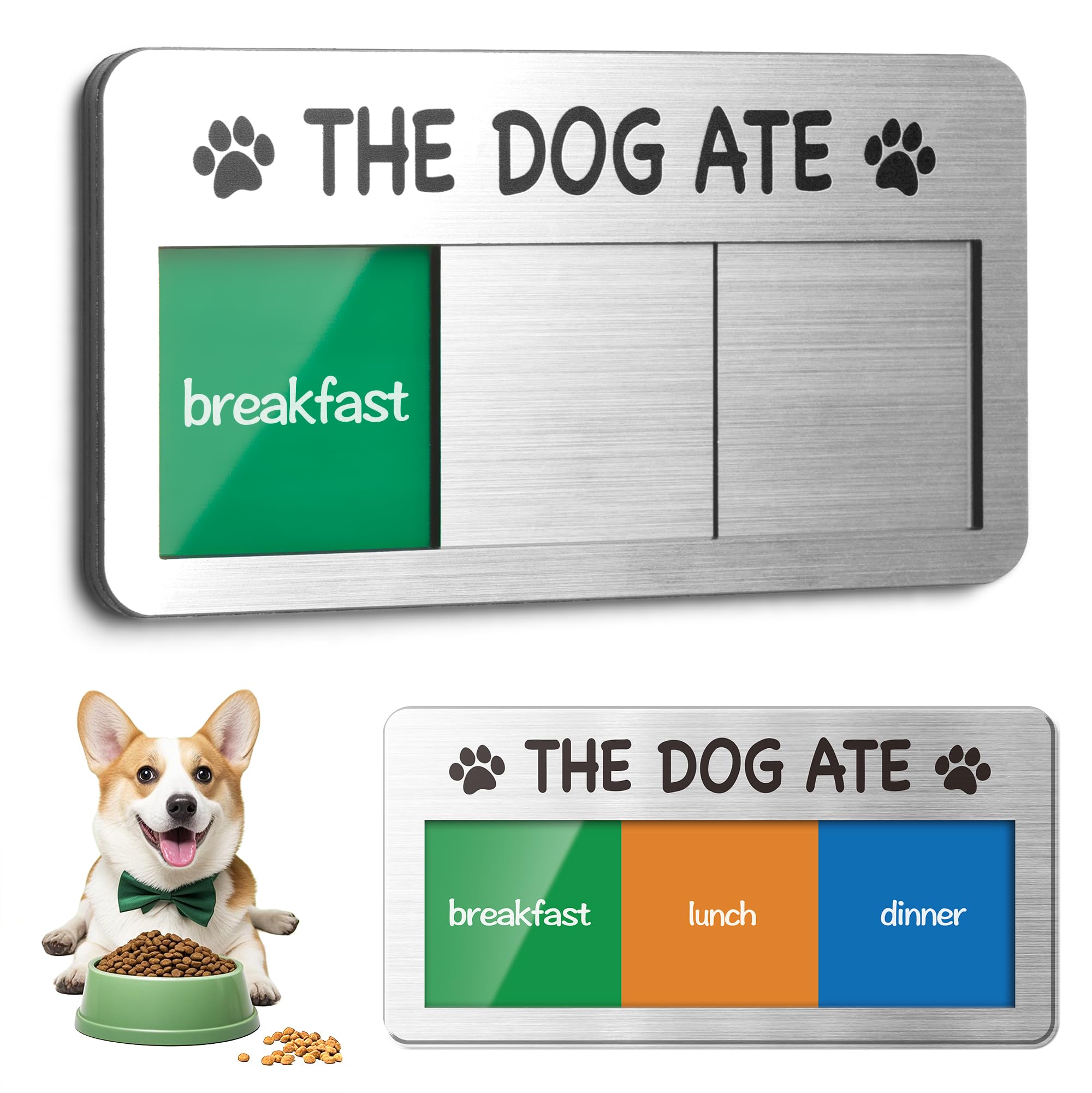 EliteSign Dog Fed Sign displays daily feeding reminder for reliable meals.