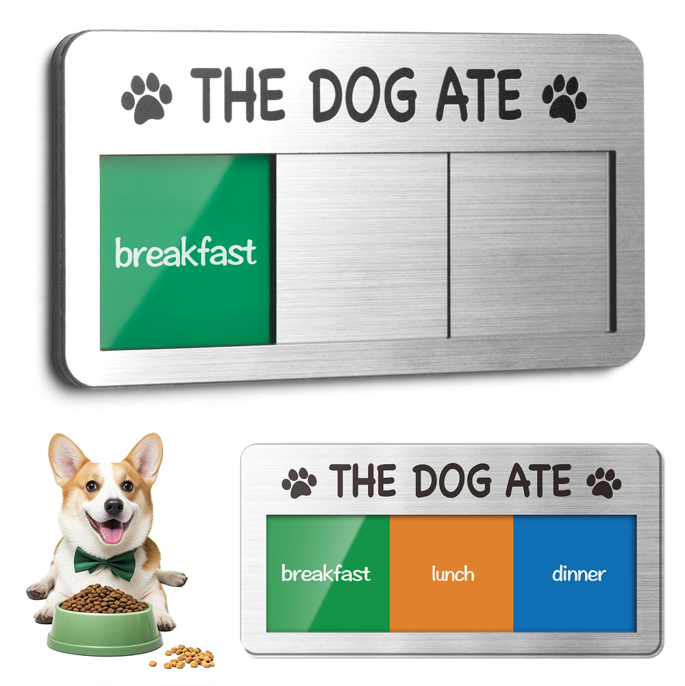 EliteSign Dog Fed Sign displays daily feeding reminder for reliable meals.