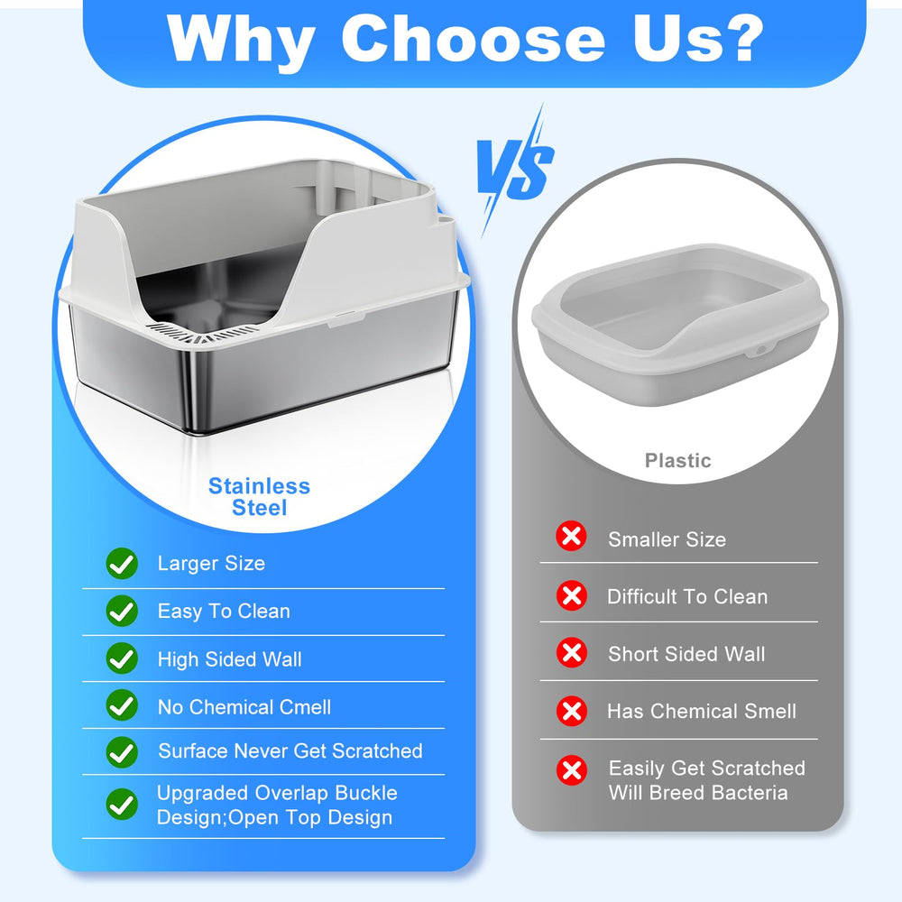 Ellenpent included accessories: scoop, mat, waste bag, and decorative stickers.