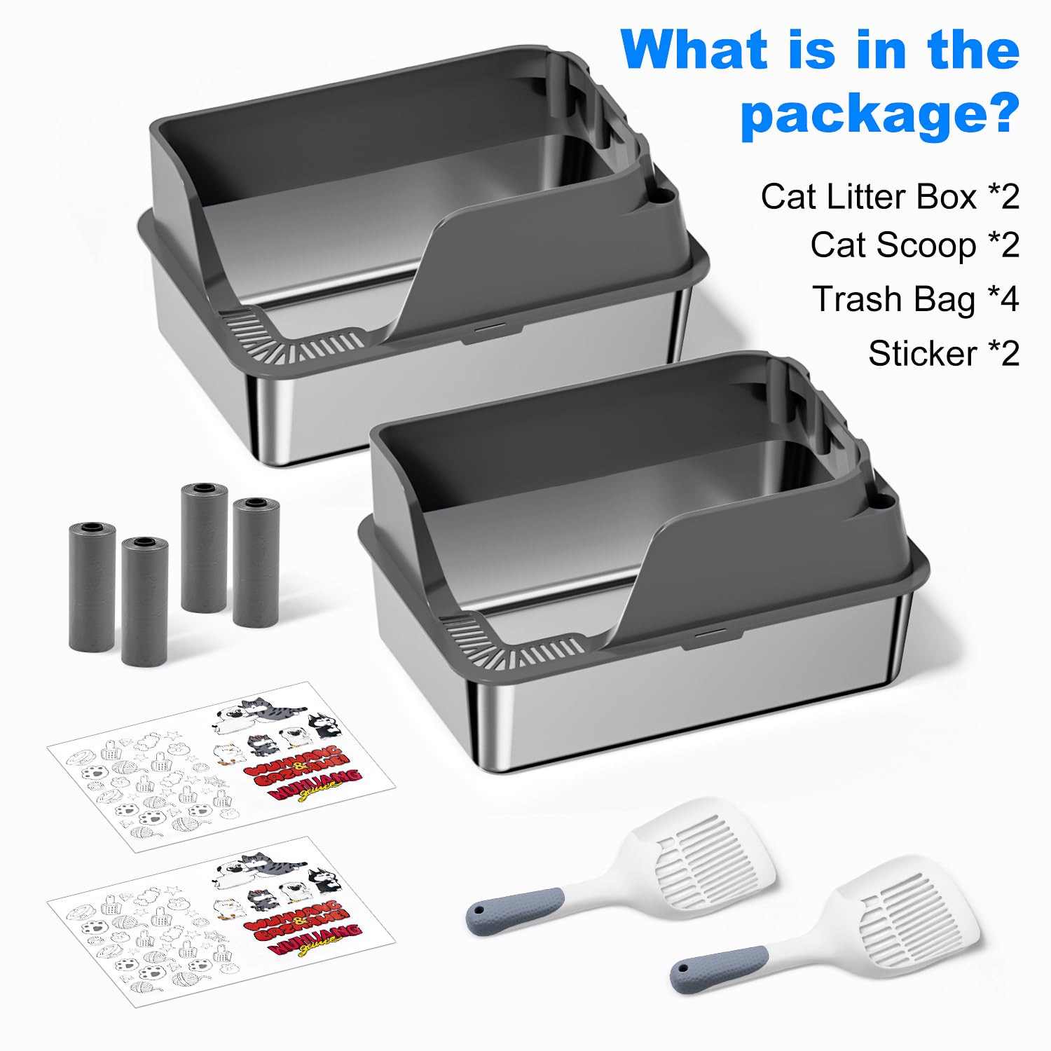 Ellenpent-litter-box-gray-color blends with home decor and hides litter traces.