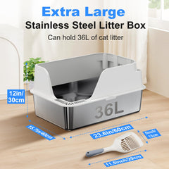 Ellenpent XL litter box with side opening for easy entry of multi-cat homes.