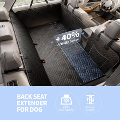 ELLINI dog seat cover hard bottom board keeps dogs secure on journeys