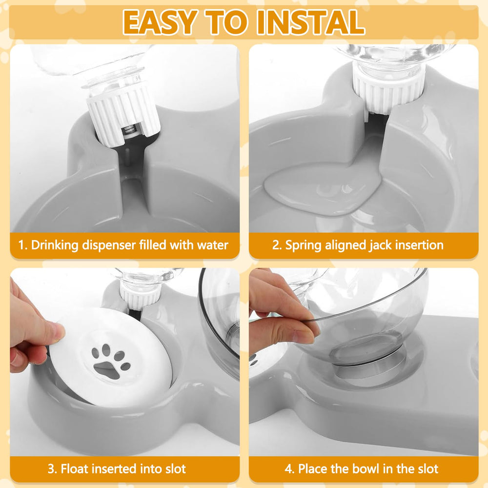 ELOEGO splash-proof design keeps water area clean and spill-free.