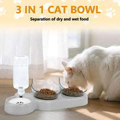 ELOEGO tilted-neck design highlights easier feeding posture for pets.