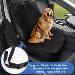 ELONGRIVER dog car seat cover diamond stitching durability for long-lasting use.