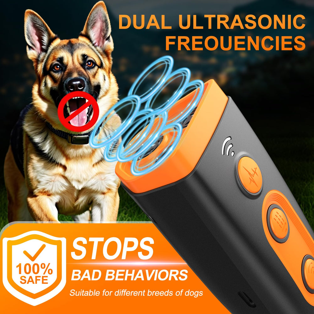 ELRINA Pocket-size bark deterrent fits easily in a pocket for discreet use