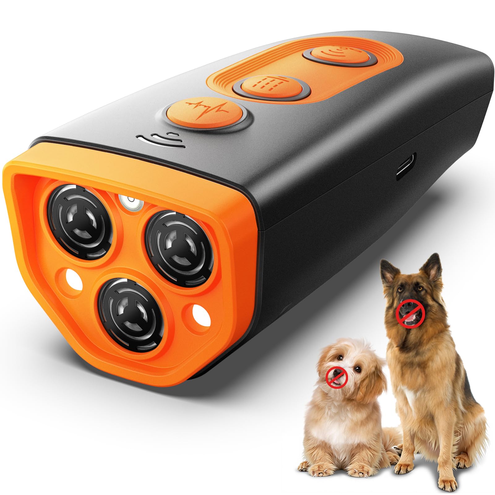 ELRINA In-use at park or walk demonstrates practical nuisance-bark interruption