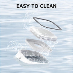 ELS PET No Spill Bowl features a splash-proof rim to keep surfaces dry.
