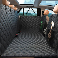Elufa dog car seat cover back-seat extender provides full coverage and comfort.
