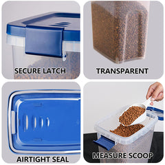 Elwichen airtight lid on a pet food bin ensures freshness.