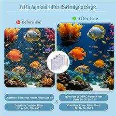 ELXXROONM upgraded 12-grid filtration ensures even carbon distribution and efficient water flow.
