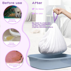 Elzrghs liner 36x16 fits large litter boxes for easy cleanup