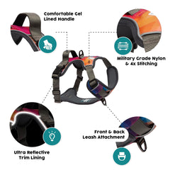 Embark Pets Adventure No Pull Harness soft padding reduces chafing for comfy wear