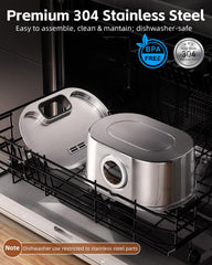 Ultra-quiet 25dB pump keeps the home peaceful while your cat drinks.