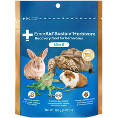 EMERAID Sustain Herbivore Mint bag shows a complete recovery formula for herbivores.