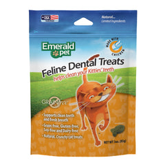 Emerald Pet Feline Dental Treats chicken-treat-piece for dental care and breath freshness