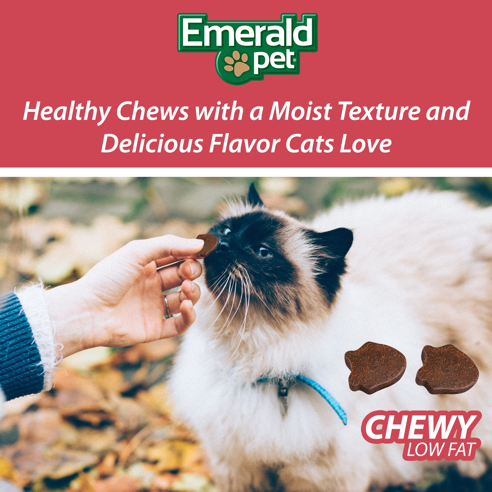 Emerald Pet Feline Health Chews dandelion leaf extract for bladder comfort