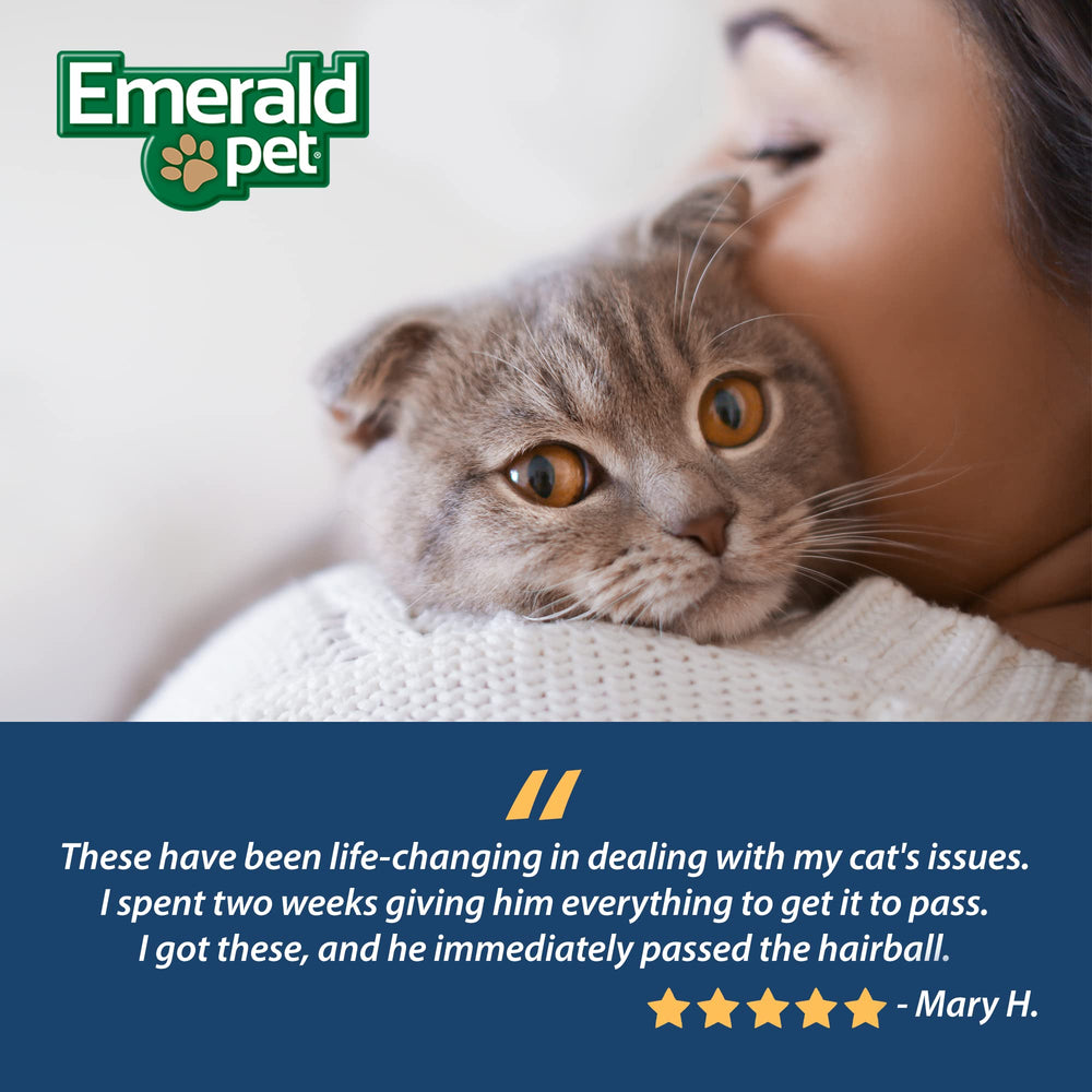 Emerald Pet Feline Health Chews USA-made label on packaging